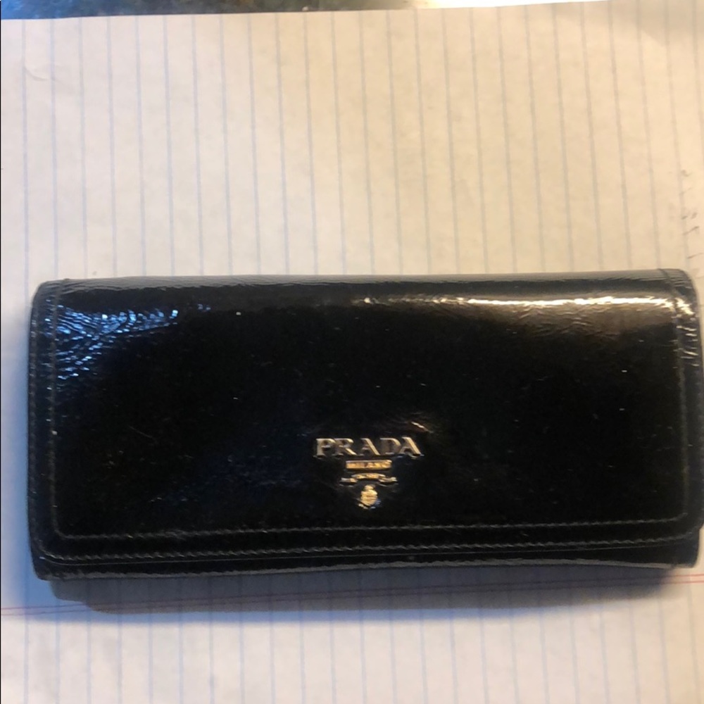 Prada wallet.